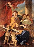 POUSSIN, Nicolas St Cecilia af Spain oil painting artist